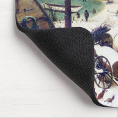 De volkstelling in Bethlehem, Pieter Bruegel Muismat (Hoek)