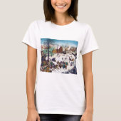 De volkstelling in Bethlehem, Pieter Bruegel T-shirt (Voorkant)