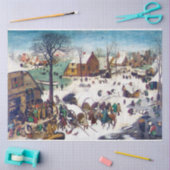 De volkstelling in Bethlehem, Pieter Bruegel Tissuepapier (Craft)