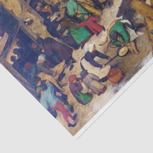 De volkstelling in Bethlehem, Pieter Bruegel Tissuepapier (Detail)