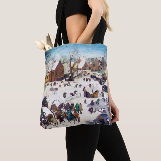 De volkstelling in Bethlehem, Pieter Bruegel Tote Bag (Dichtbij)