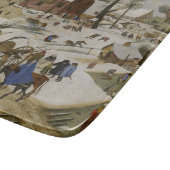De volkstelling te Bethlehem (door Pieter Bruegel) Snijplank (Hoek)