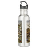 De volkstelling te Bethlehem (door Pieter Bruegel) Waterfles (Achterkant)