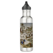 De volkstelling te Bethlehem (door Pieter Bruegel) Waterfles (Rechts)