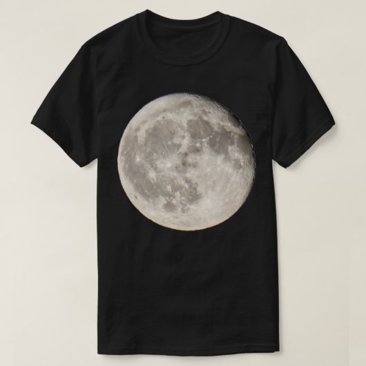 De volle maan nacht hemel de maan t-shirt (Design voorkant)