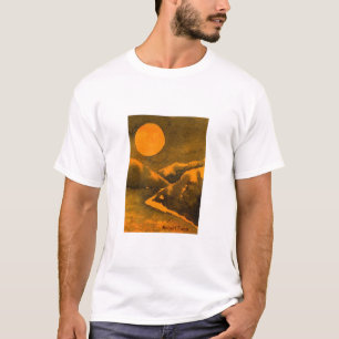 De volle maan van de jager met nachtpijnen T-Shirt