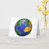 De volledige aarde toont topografische gegevens. kaart (Gele Bloem)