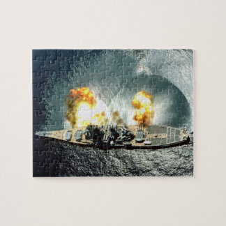 De volledige Broadside Jigzaag Puzzle afvuren Legpuzzel