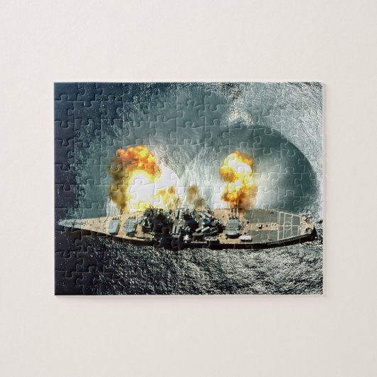 De volledige Broadside Jigzaag Puzzle afvuren Legpuzzel (Horizontaal)