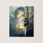 De volledige Broadside Jigzaag Puzzle afvuren Legpuzzel (Verticaal)