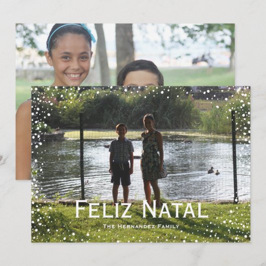 De volledige Kaart Feliz van de Douane van de (Voorkant / Achterkant)