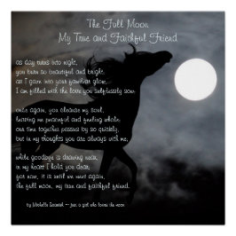 De volledige maan, mijn ware en trouwe vriend ~ ge poster