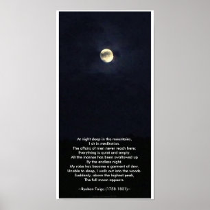 De volledige maan verschijnt/ poster