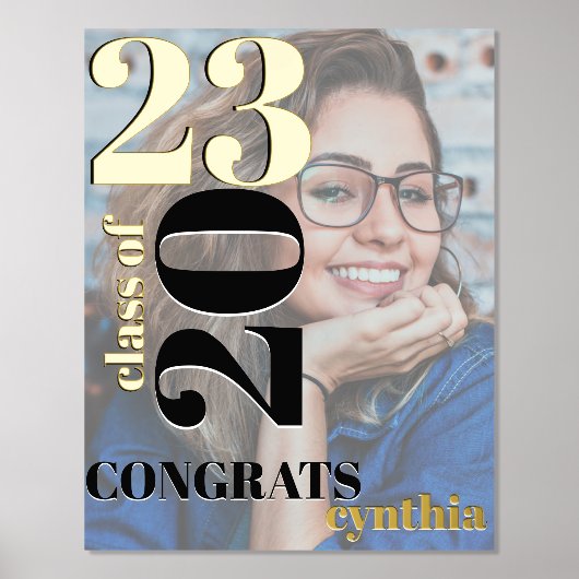 De volledige Prints van de Folie van het Afstudeer (Voorkant)