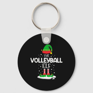 De Volleybal Elf Kerstfamilie Matching Outfi Sleutelhanger