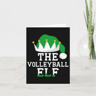 De Volleybal Elf Xmas Familie Matching Groep Chris Kaart