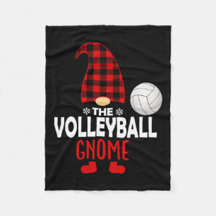 De Volleybal Gnome Familie Kerstmis Fleece Deken