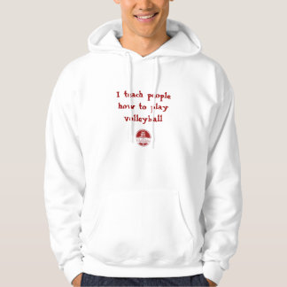 De volleyballeraar Hoodie