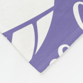 De volleybalrechtbank is mijn gelukkige plaatstypo fleece deken (Hoek)