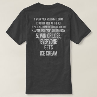 De volleybalvader t-shirt