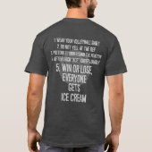 De volleybalvader t-shirt (Achterkant)