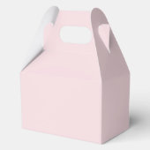 De VOLMAAKTE Match Effen Bleek Roze Gable Bedankdoosjes (Achterkant)