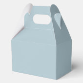 De VOLMAAKTE Match Stofblauwe Gable Bedankdoosjes (Achterkant)