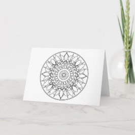 De volwassen Kleurende Kaart van de Nota Mandala