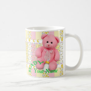 De volwassen Pastelkleur van het Baby draagt en Koffiemok