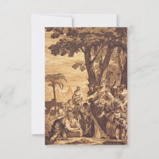 De vondst van Mozes Bijbelse Kunst Heilige Kaart