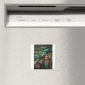 De vondst van Mozes door Veronese Fine Art Magneet (Insitu (Vaatwasser))