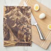 De vondst van Mozes uit het boek Exodus Theedoek (Quarter Fold)