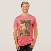 De vondst van Mozes uit het boek Exodus Tri-Blend Shirt (Voorkant volledig)