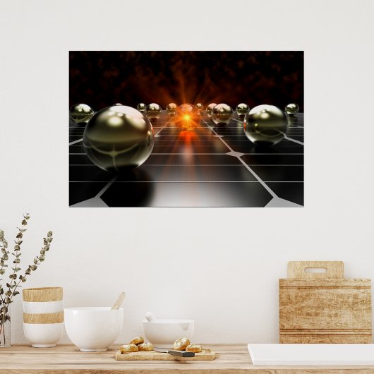 De vonk van een idee poster (Keuken)