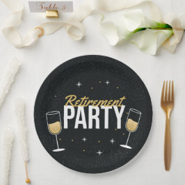 De Vonkende Afscheidsborrel Proost op de Pensioen  Papieren Bordje