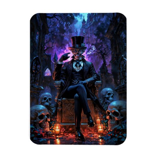 De Voodoo Gentleman Baron Samedi Magneet (Verticaal)