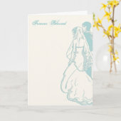 "De voor altijd Heilige" Kaart van het Huwelijk (Gele Bloem)