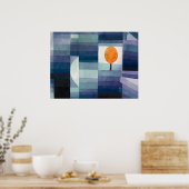 De Voorbode van de Herfst, Blauwe Bekende Schilder Poster (Keuken)