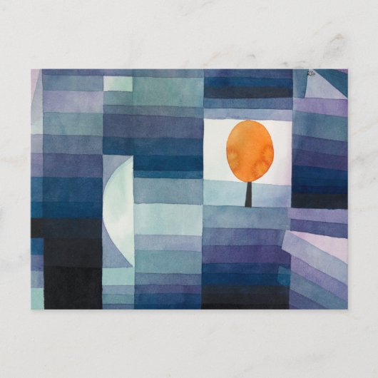 De Voorbode van de Herfst, Cubisme Bekend Schilder Briefkaart (Voorkant)
