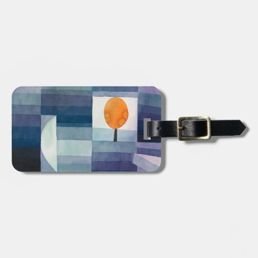 De voorbode van de herfst ,kubisme Beroemde Schild Bagagelabel (Voorkant horizontaal)