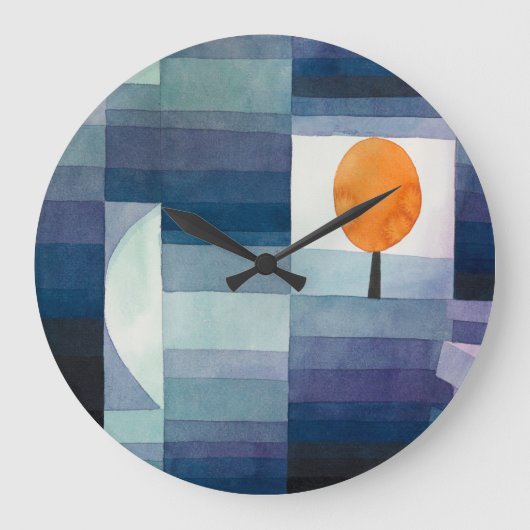De voorbode van de herfst ,kubisme Beroemde Schild Grote Klok (Voorkant)