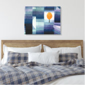 De voorbode van de herfst | Paul Klee | Canvas Afdruk (Insitu (Slaapkamer))