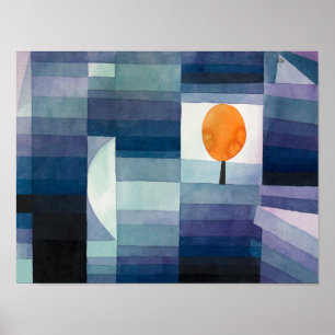 De voorbode van de herfst   Paul Klee   Poster