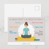 De voordelen van meditatie briefkaart (Voorkant / Achterkant)