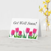 De voorjaarstulpen worden snel beter! Kaart (Gele Bloem)