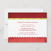 De VoorjaarsUitnodigingen van de Rain Boots Kaart (Achterkant)