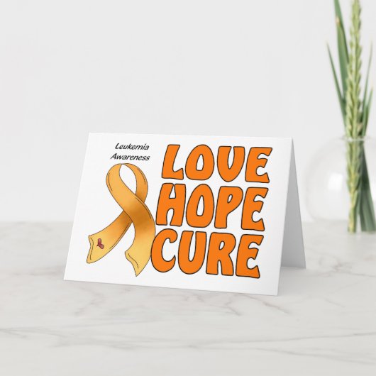 De Voorlichting van de leukemie Kaart (Voorkant)