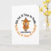 De Voorlichting van de leukemie MET het KRUIS van Kaart (Gele Bloem)