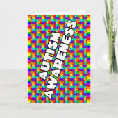 De Voorlichting van het autisme dankt u kaardt Bedankkaart (Voorkant)