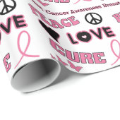 De Voorlichting van Kanker van de borst Cadeaupapier (Rol Hoek)